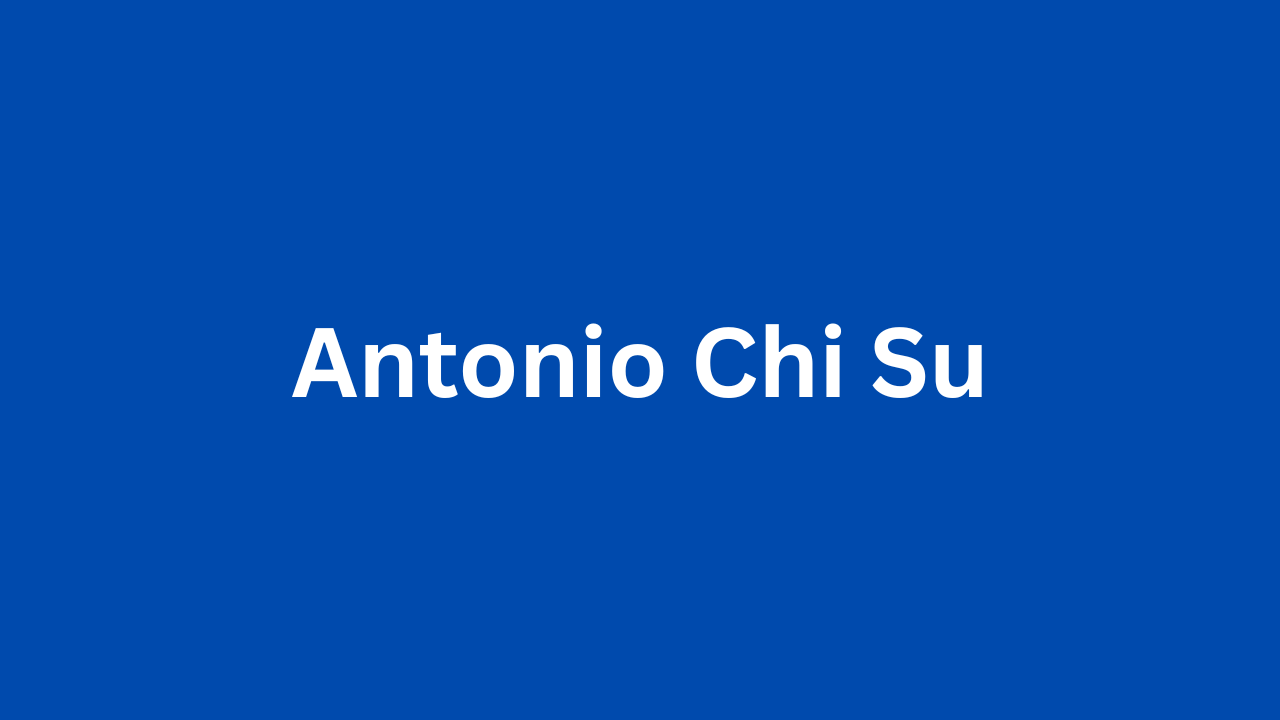 Antonio Chi Su The Visionary Shaping the Future of Creative Innovation